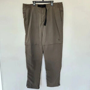 THE NORTH FACE Mens 38x32 Paramount Trail Convertible Pants Outdoor Hiking Green